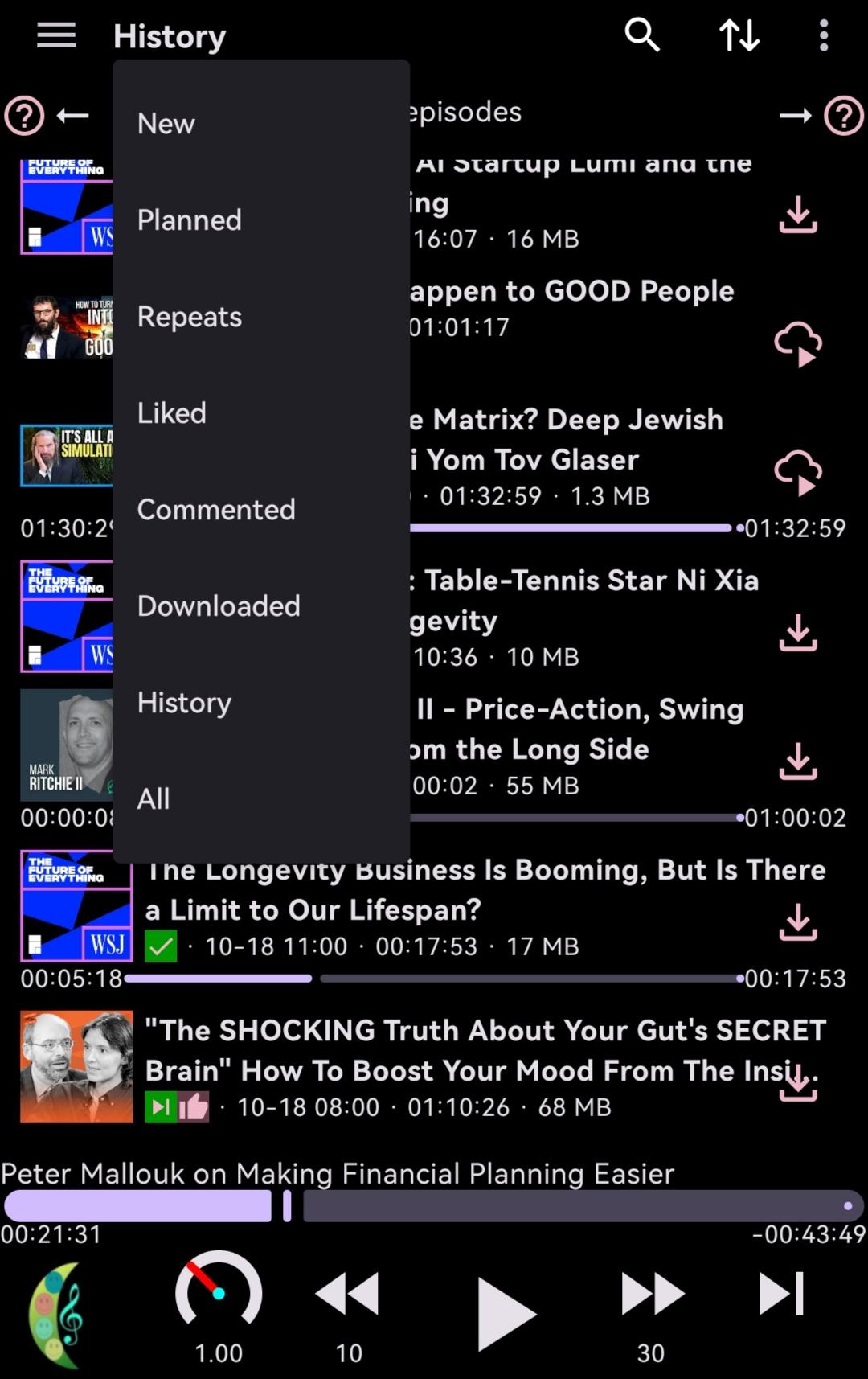 CloudSound - SoundCloud facilitator for Podcini.A screenshot 9