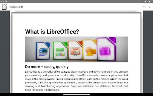 LibreOffice Viewer screenshot 10
